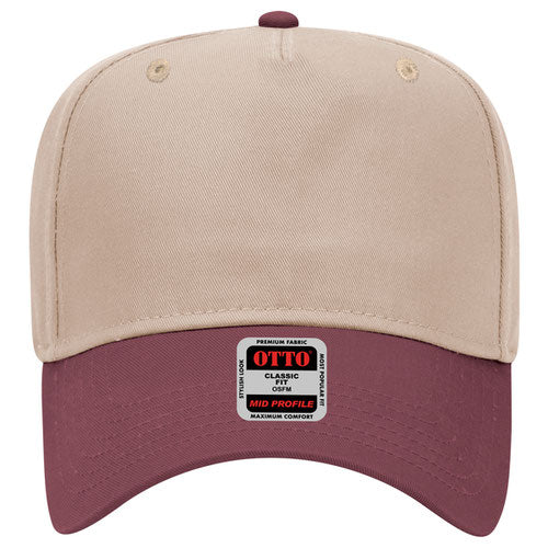 OTTO CAP 5 Panel Mid Profile Baseball Cap