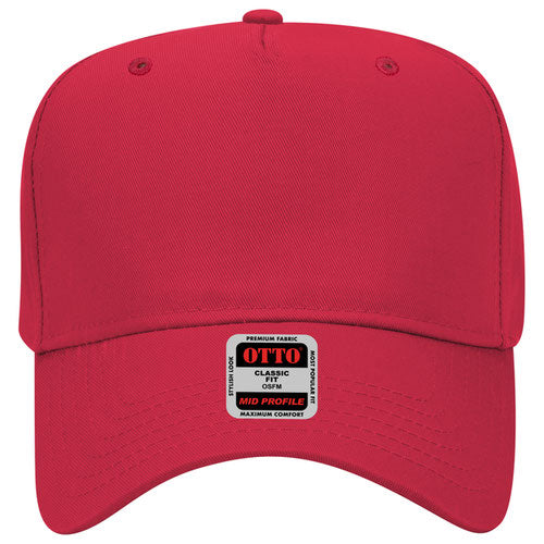OTTO CAP 5 Panel Mid Profile Baseball Cap