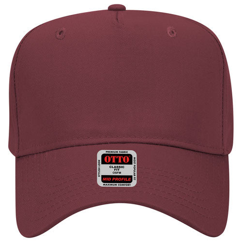 OTTO CAP 5 Panel Mid Profile Baseball Cap