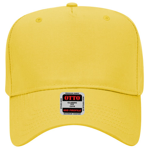 OTTO CAP 5 Panel Mid Profile Baseball Cap