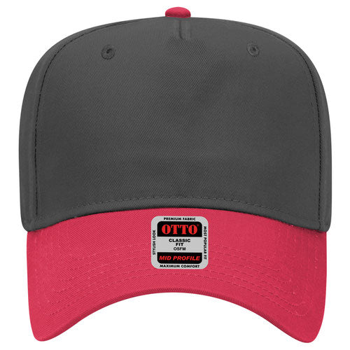 OTTO CAP 5 Panel Mid Profile Baseball Cap