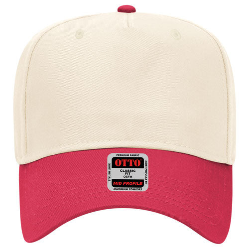 OTTO CAP 5 Panel Mid Profile Baseball Cap