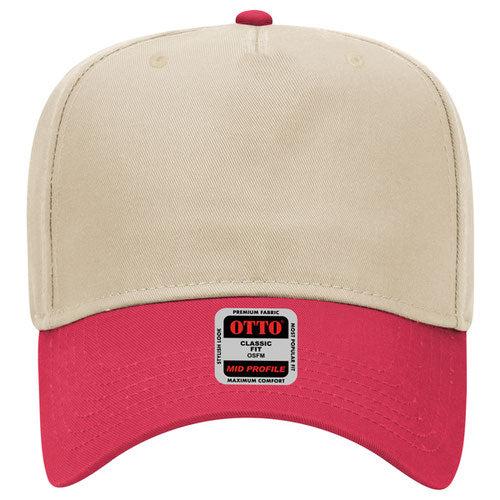 OTTO CAP 5 Panel Mid Profile Baseball Cap