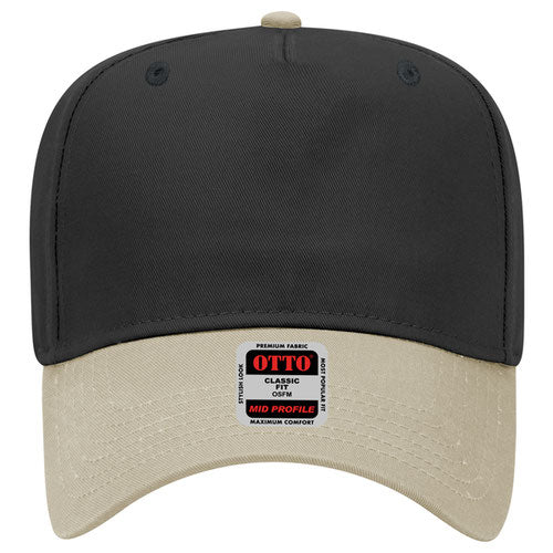 OTTO CAP 5 Panel Mid Profile Baseball Cap